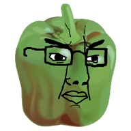 face food gimp gimp_(photo_manipulation_program) green_is_my_pepper green_skin pepper variant:chudjak vegetable // 700x700 // 94.6KB