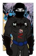 Warrior-Z(user) arabic_text balaclava bat batman batman_(series) buff caligraphy flag flag:norway flag:shahada full_body iron islam kratos kufic muscles muscular_male muslims norway punisher red self_insert shahada skull soybooru spawn stick subvariant:chudjak_front variant:chudjak // 480x729 // 305.5KB