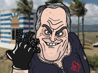 chest_hair epstein epstein_glove epstein_island epstein_quarter_zip eyebrows flag:united_states forehead_lines glove gray_hair hair jeffrey_epstein old quarter_zip realistic smile smug stubble tan_skin teeth variant:syndromejak white_skin // 881x660 // 778.1KB