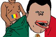 amerimutt brown_skin fat gay mexico meximutt nikocado_avocado nsfw romania sex subvariant:impish_amerimutt traced variant:impish_soyak_ears // 359x240 // 10.1KB