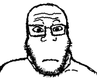 animated art artist:tqqt drawing ext=gif glasses looking_at_you stare stubble subvariant:neutralplier transparent_background variant:markiplier_soyjak white_skin wigglypaint // 305x261 // 9.0KB