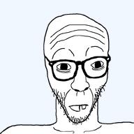 closed_mouth crooked_teeth eyebrows eyes glasses neutral nose stubble transparent_background variant:casnatus wrinkles // 800x800 // 16.2KB