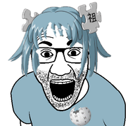 blue_hair blue_shirt globe_puzzle variant:el_perro_rabioso wikipe-tan wikipedia // 427x400 // 76.1KB