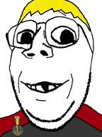 award blond child deformed glasses hair kid missing_teeth nate smile subvariant:emmanuel subvariant:wholesome_soyjak variant:gapejak // 600x800 // 50.8KB