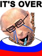 country ear flag hanging its_over monkey monkey_putin open_mouth rope russia russo_ukrainian_war soyjak special_military_operation stubble text tongue variant:unknown vladimir_putin // 402x533 // 235.4KB