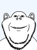 artist:salsamaster double_chin ear front_facing grin impish looking_at_you nose small_eyes stubble subvariant:impish_front2 template variant:impish_soyak_ears // 598x800 // 20.0KB