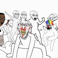angry animated arm black_skin blood bloodshot_eyes clean_dance clenched_teeth closed_eyes closed_mouth clothes clown clown_nose cracked_teeth crying dance dancing_trio ear eyes_popping foot full_body glasses hair hand hands_up jump kick leg looking_at_you monkey_dance multiple_soyjaks nosebleed open_mouth orange_justice pointing queen_of_spades red_nose selfish_little_fuck shoe smile soyjak stubble subvariant:feralrage subvariant:soyak_front subvariant:wholesome_soyjak team_fortress_2 variant:chudjak variant:cryboy_soyjak variant:feraljak variant:gapejak variant:impish_soyak_ears variant:markiplier_soyjak variant:soyak yellow_teeth // 524x349 // 6.8MB