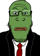 amphibian frog glasses nas:pepe pepe_the_frog stubble subnas:jager subvariant:neutralplier suit_and_tie variant:markiplier_soyjak // 600x845 // 26.3KB