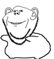 animated arm dance dancing_swede ear full_body leg music nyan_cat smile sound soyjak stubble variant:impish_soyak_ears video video_game // 438x480, 22.4s // 1.5MB