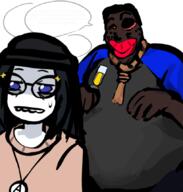 2soyjaks artist:shemmysloota avengers badge beanie big_lips black_skin bloodshot_eyes drawing fat freckles hand jake jakparty_soy pedophile rope speech_bubble subvariant:jartycuck sweating trend:jartycuck variant:chudjak variant:soytan // 820x862 // 248.1KB