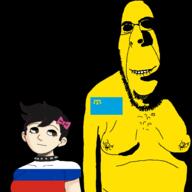 black_background crimea enbie flag:russia hair implied_rape meta:tagme no_pupils rape russia smile subvariant:hornyson template variant:cobson vatnigger vatnik yellow_skin zigger // 1920x1920 // 556.8KB