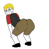 animated ass clapping dummy_thicc ext=gif gyatt nate smug soyteen that_one_fucking_picture_of_nate_being_a_smug_little_bastard thicc twerk variant:soyak yellow_hair yo_mama // 850x800 // 148.5KB