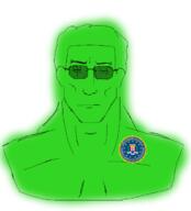 buff chud federal_agent federal_bureau_of_investigation gigachud glasses glowing hair redraw sunglasses variant:chudjak // 576x637 // 156.9KB