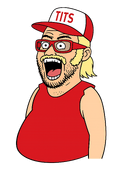 arm blond blonde_beard cap chatgpt chatgpt_generated clothes colorful coloured ear glasses hat meta:ai_generated moustache open_mouth openai openai_generated paradise_pd robby stubble variant:robbyjak2 white_skin // 1024x1536 // 1.9MB