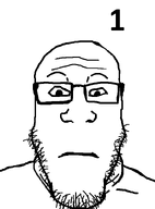 amphibian animated bald big_eyes blue_shirt closed_mouth distorted ext=gif frog glasses green_shirt green_skin nas:pepe neutral_expression pepe_the_frog series:theseus small_chin subvariant:neutralplier transformation variant:markiplier_soyjak white_background // 592x800 // 106.9KB