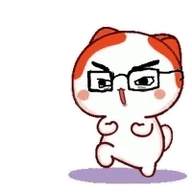 animal animated cat ear full_body glasses marsey open_mouth rdrama soyjak variant:chudjak // 200x200 // 59.4KB