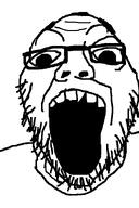 gaping_mouth glasses hair nuvariant stubble traced variant:unknown // 496x742 // 7.7KB