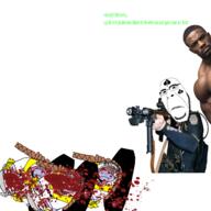 ack anders_breivik bbc biting_lip black_bvll black_skin blacked blood buff distorted frown glasses green_text ham-ass_2_is_a_deformed_subhuman_chechroach_who_tardmaxxes_on_the_'ru_as_a_way_to_cope_with_his_traumatic_childhood_experience_with_russian_soldiers helmet m14 open_mouth queen_of_spades rope ruger soyjak stubble subvariant:hornyson subvariant:spadeson tattoo text trend:aryan tyrone variant:bernd variant:cobson // 2352x2352 // 2.3MB