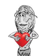 arm broken_glasses glasses hand heart holding_heart holding_object nipple old redraw skinny smile soyjak stubble subvariant:wholesome_soyjak underpants variant:gapejak wrinkles // 1144x1267 // 147.7KB