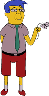 belt blue_hair clothes flower glasses hair milhouse_van_houten necktie plant poindexter shoe shorts smile sock subvariant:rand subvariant:yellcel the_dud the_simpsons transparent_background variant:chudjak variant:gapejak you_got_the_dud // 500x984 // 12.8KB