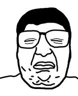 chud glasses hair its_over soyjak text // 536x656 // 60.8KB