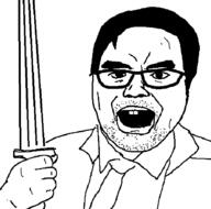 angry chud clothes gladius schizo suit sword variant:unknown whatifalthist // 645x637 // 17.7KB