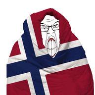 animated blanket clenched_teeth comfy country flag flag:norway glasses mustache norway red soyjak stubble variant:feraljak // 542x472 // 1.2MB
