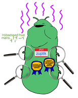 alien antenna award badge english_text green_skin greentext hello_my_name_is_(sticker) magnifying_glass meta:namefags name_tag stink_lines tentacle text transparent_background variant:meximutt zuptik_(namefag) // 1200x1500 // 496.0KB