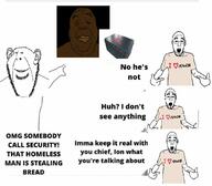 5soyjaks arm black_skin box closed_mouth clothes ear glasses hand heart i_heart_nigger merge neutral nigger pointing smile soyjak stubble subvariant:impson text tranny tshirt variant:alicia variant:cobson variant:impish_soyak_ears variant:shirtjak variant:two_pointing_soyjaks // 1070x939 // 109.6KB