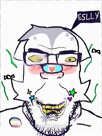 drool furry map_pride rapist subvariant:chudplier variant:chudjak variant:markiplier_soyjak yellow_eyes // 540x720, 30s // 3.7MB