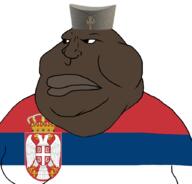 big_lips brown_eyes brown_skin cap clothes fat flag flag:serbia hat obese serbia tshirt variant:meximutt // 888x849 // 157.6KB