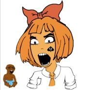 baby bbc black_skin bloodshot_eyes deformed meta:tagme mymy ongezellig queen_of_spades soy_parody soyjak variant:cobson // 1416x1375 // 154.1KB