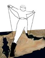 closed_mouth full_body glasses map middle_east smirk soyjak stubble subvariant:lawrence variant:markiplier_soyjak // 800x1037 // 3.2MB