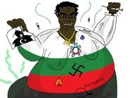 2soyjaks artist:romanian_schizo black_skin bug bulgaria bulgarian_(user) clenched_teeth country ear european_union fat flag flag:bulgaria flag:european_union flag:north_macedonia flag:transgender_pride_flag flag:turkiye fly gypsycoal hand holding_object holding_syringe magnifying_glass necklace north_macedonia proto-slopjak soyjak spade stinky subvariant:chudjak_front swastika syringe turkiye variant:bernd variant:chudjak vein yellow_teeth // 2900x2104 // 305.2KB