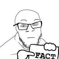 bald closed_mouth fact glasses hand neutral pointing soyjak stubble template variant:feraljak white_background // 1920x1920 // 238.2KB