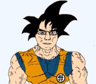 aryan dragon_ball goku son_goku subvariant:muscular_chud variant:chudjak // 1059x929 // 139.7KB