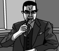 clothes couch front_facing grayscale jacket ominous_shadow oppenheimer room shading sitting smoking suit suit_and_tie variant:chudjak window // 600x521 // 16.8KB