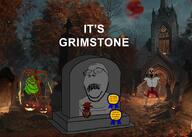 award awards background balding brimstone church closed_eyes closed_mouth demon demonic glasses gravestone graveyard grim grimstone holding_object moon no_mouth scary sigil skeleton spooky stubble subvariant:wholesome_soyjak trend:jartycuck variant:gapejak // 1383x984 // 1.7MB