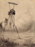 alien angry beam book cannon edit henrique_alvim_correa hg_wells martian metal shooting tripod variant:feraljak war_of_the_worlds // 773x1024 // 1.4MB