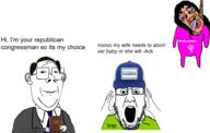 3soyjaks abortion ack bible christianity female feminism femoid kamala_harris republican rope subvariant:ppplier text variant:gapejak white_dudes_for_harris // 958x610 // 199.8KB