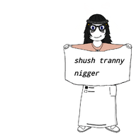 arm flag foot full_body hand holding_object leg nigger shush soytan_is_nas soytan_will_never_be_a_gem stupid text tranny variant:soytan white_background white_skin // 1000x1000 // 143.6KB