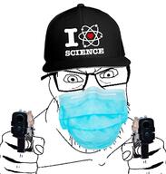 clothes gun hat holding_object i_love_science mask pistol science variant:feraljak // 1117x1173 // 551.2KB