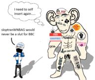 bbc ear earring flag:quebec full_body hanging imperator_(user) queen_of_spades rent_free shadow silhouette sloptranwnbag_(namefag) slut_for_bbc thinking variant:bernd variant:cobson variant:soyak variant:soytan // 1280x1082 // 417.6KB