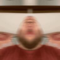 2019 3dgifmaker animated beard closed_mouth clothes distorted ext=gif fat fat_duel glasses irl open_mouth red_tshirt schizo soyboy subvariant:fatjak_irl tshirt variant:fatjak // 250x250 // 537.7KB
