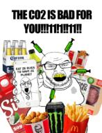 2soyjaks acne alcohol angry beer beyond_meat bottle bucket can cigarette clothes corona_(beer) coronavirus_pandemic drink eat_the_bugs eco_friendly energy_drink fast_food food french_fries fried_chicken fries glasses goyslop gynaecomastia holding_object holding_phone hypocrisy hypocrite impact_font iphone kfc klaus_schwab mcdonalds meat milk_carton mountain_dew open_mouth pentagram phone rotten_teeth silk_soymilk soda soy_milk stain stubble teeth text unhealthy vaccine variant:feraljak variant:schwabjak vegan white_background yellow_teeth // 645x842 // 513.3KB