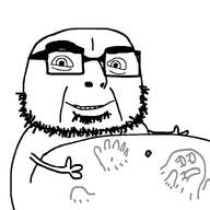 belly fat glasses meta:namefags olgol_(user) stubble subvariant:olgolstein subvariant:the_hungry_hungry_olgol transparent_background variant:cobson vore white_skin // 800x800 // 74.1KB