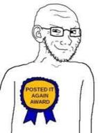 arm badge bloodshot_eyes closed_mouth clothes ear glasses hair hand multiple_soyjaks open_mouth phone posted_it_again_award recursion reddit smile smug stubble subvariant:kekjak subvariant:phoneplier subvariant:phoneplier_horizontal subvariant:phoneplier_vertical variant:chudjak variant:holdjak variant:markiplier_soyjak variant:nuplier variant:phoneboy variant:soyak variant:trukejak variant:yurjak // 201x251 // 256.0KB