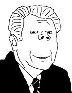 clothes collared_shirt hair president serbia slobodan_milosevic subvariant:wholesome_soyjak suit variant:gapejak // 672x864 // 114.2KB