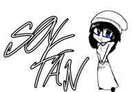 art beanie clothes female full_body glasses redraw soyjak text variant:soytan // 1385x968 // 237.1KB