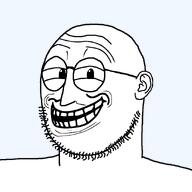 ear funny geg glasses grin open_mouth series:fusionjaks smile smug stubble template trollface variant:soyak variant:weirdpenis white_skin // 900x900 // 22.0KB